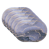 Kuber Industries Bath Mat | PVC Bathroom Mat | Shower Bath Mat | Floor Tub Mat | Diatom Mud Oval Mat | Anti-Skid Shower Bathroom Mat | CF-220815 |Pack of 5| Multi